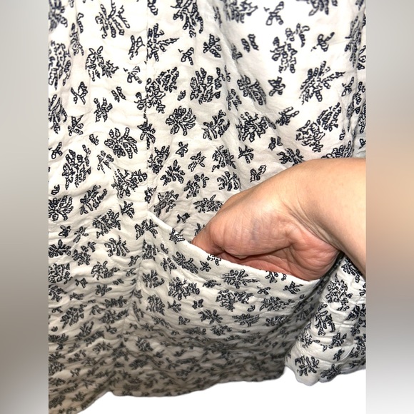 Bobbie Wren, Clad + Cloth • Quilted Open Front Floral Jacket, 100% Cotton, Med - Picture 11 of 16